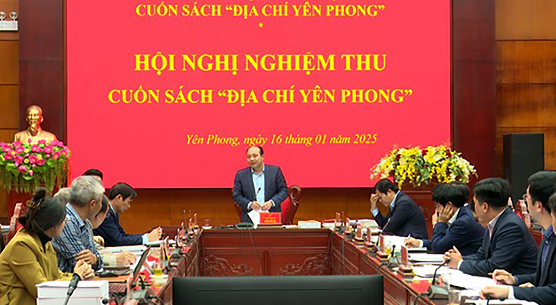 Hội nghị nghiệm thu cuốn sách “Địa chí Yên Phong”