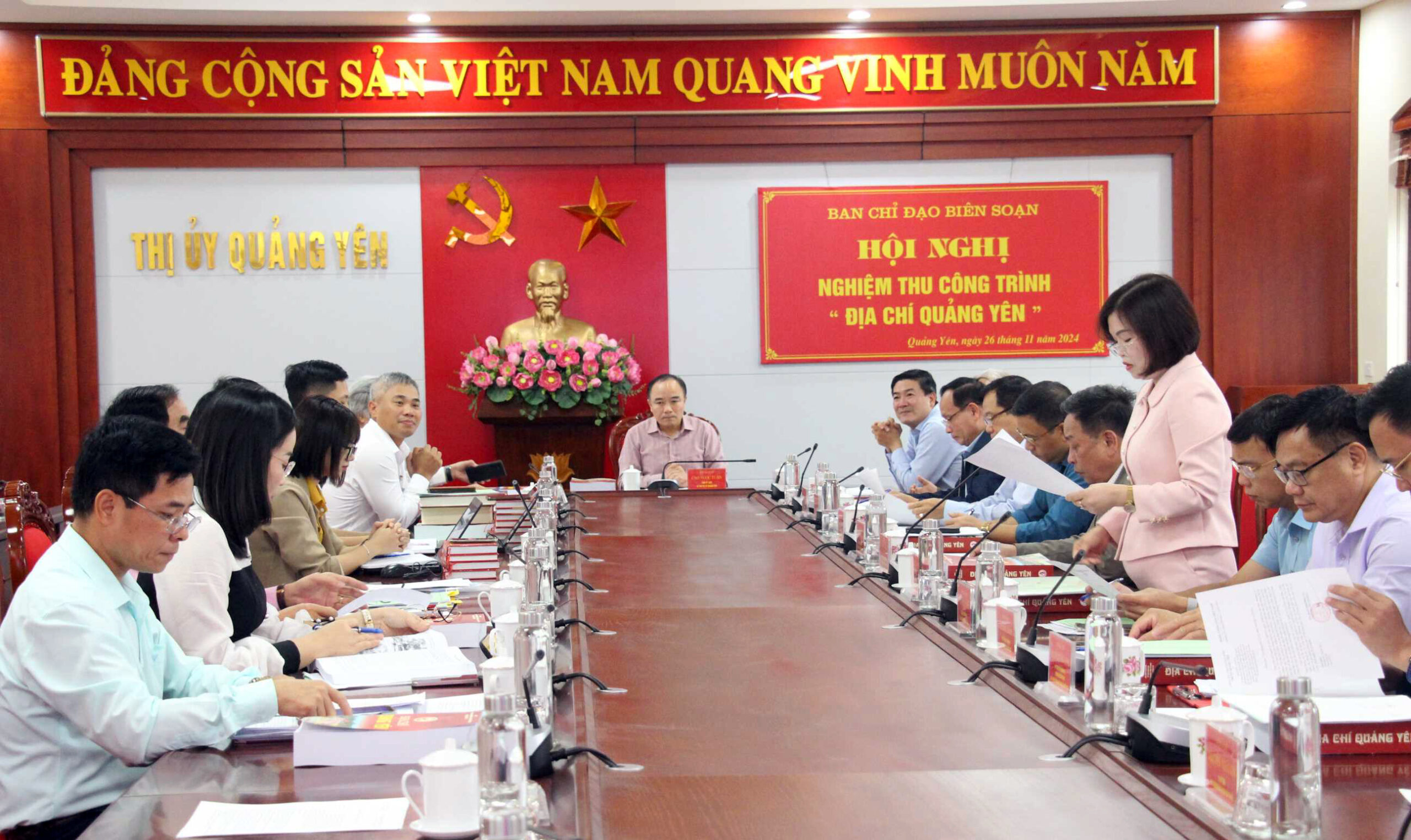 Nghiệm thu công trình “Địa chí Quảng Yên”